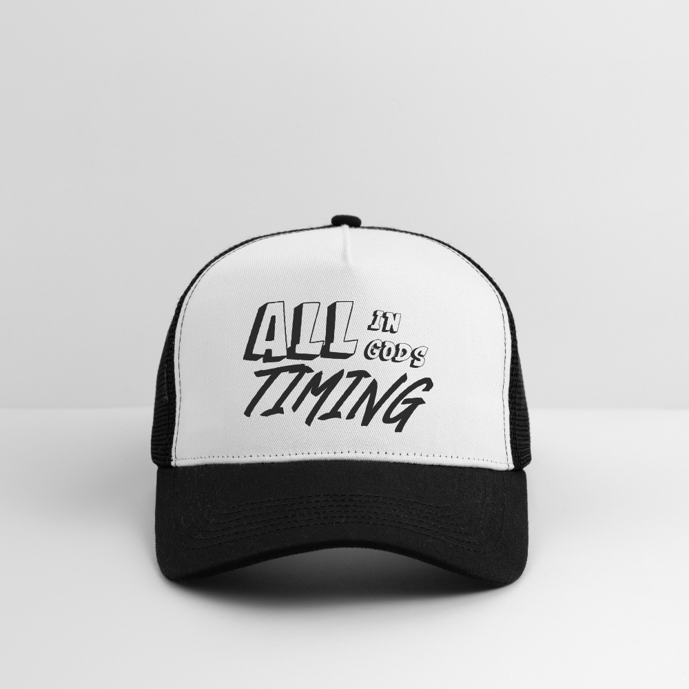 Trucker Cap - white/black