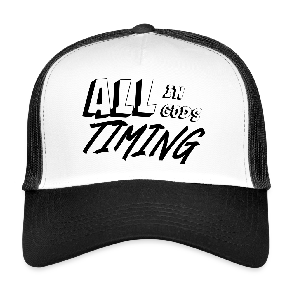 Trucker Cap - white/black