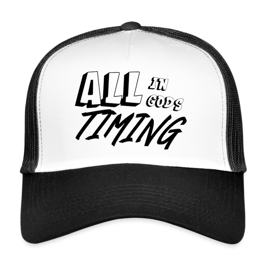 Trucker Cap - white/black