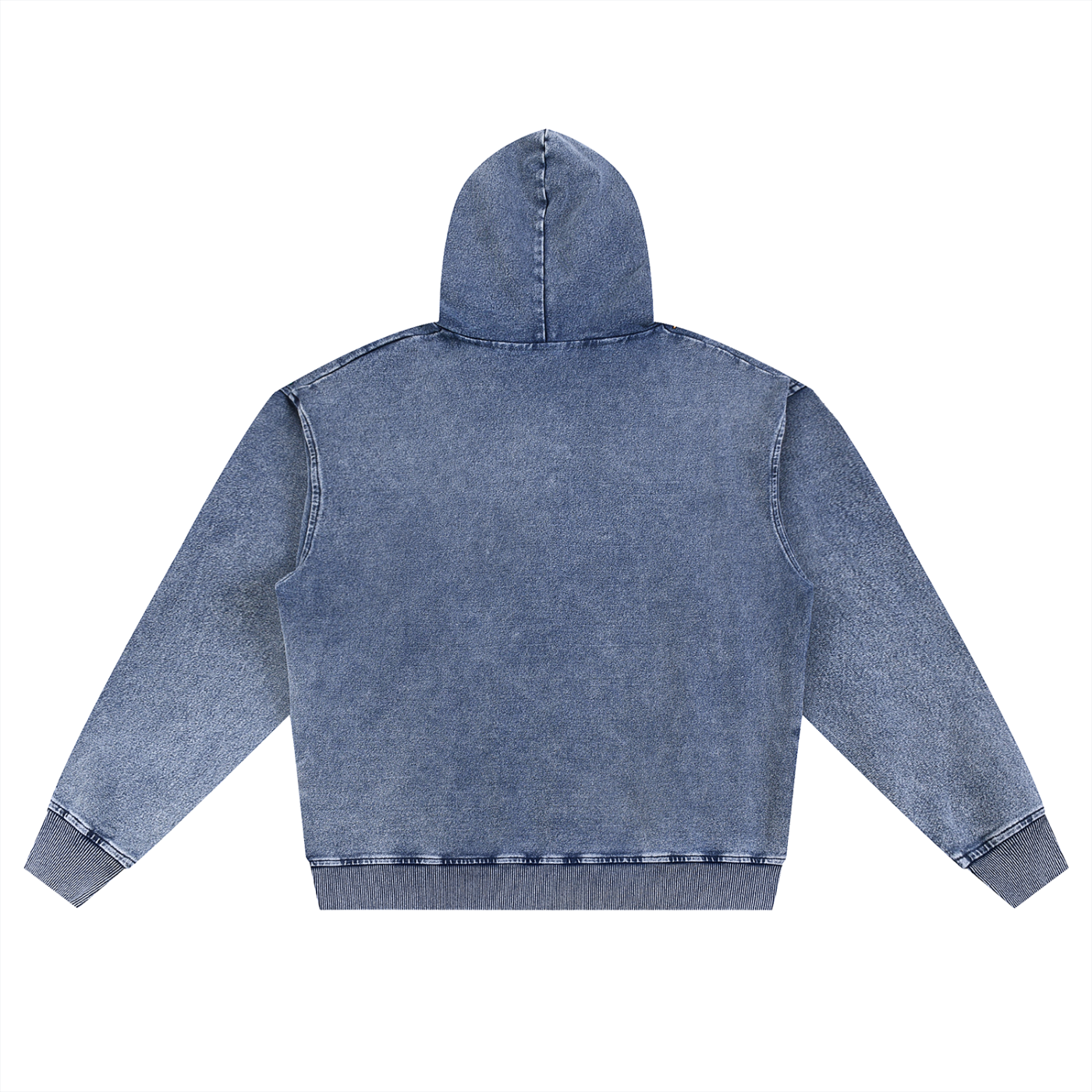 GT Snow Wash Oversized Zip-Up Hoodie