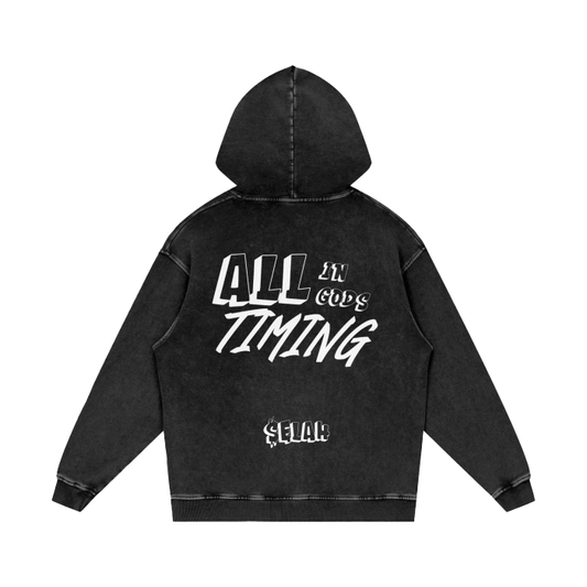 SelahGT Acid Wash Oversize Hoodie