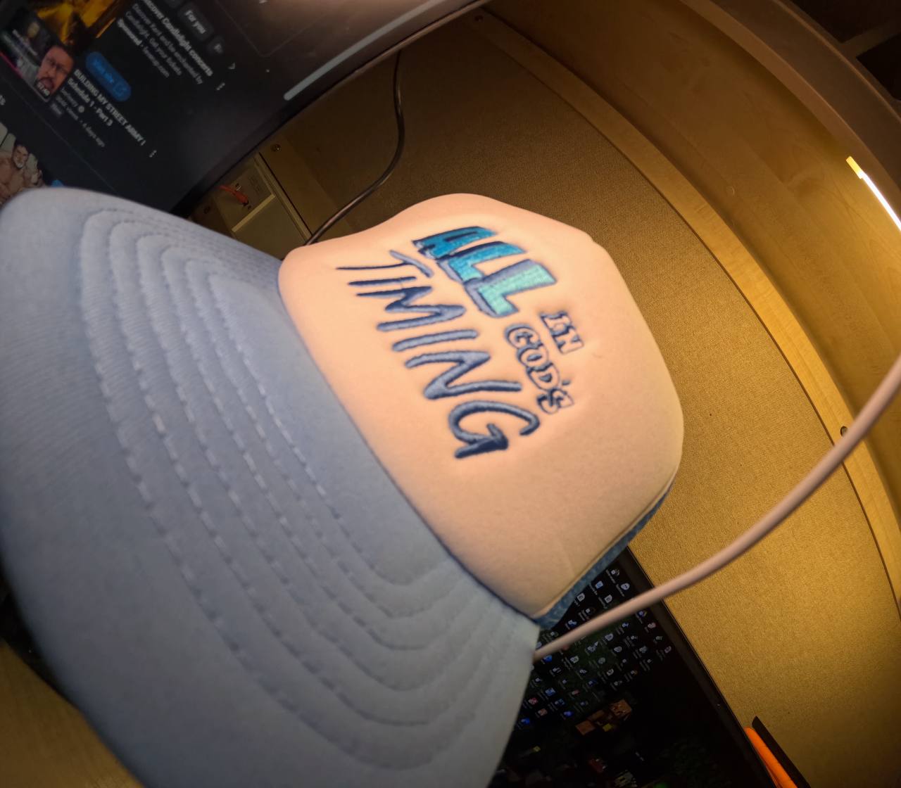 SelahGT Trucker cap - Sky Blue